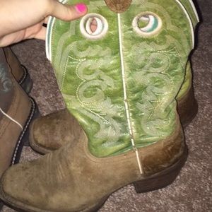 Square toe boots